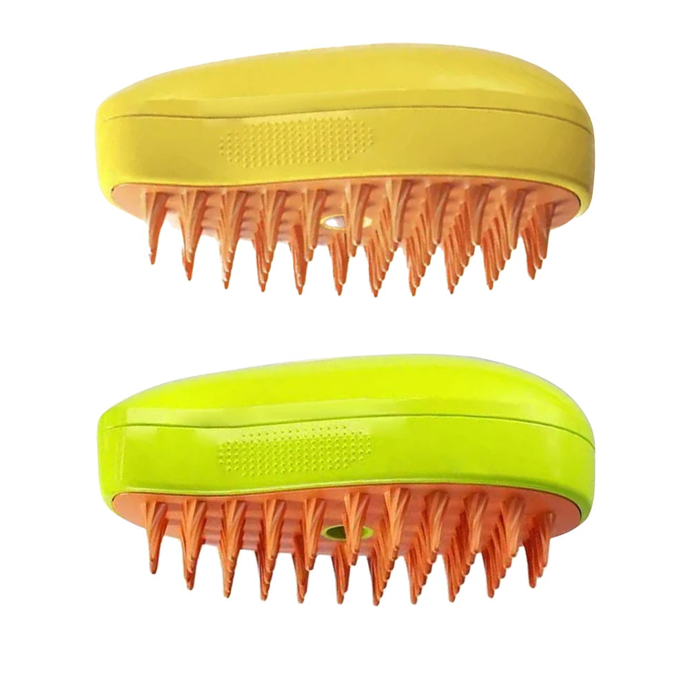 Pet Grooming Brush Electric Spray Water Spray Kitten Pet Comb Soft Silicone Depilation Cats Bath Hair Brush Grooming Supplies