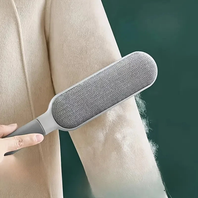 Double-Sided Pet Hair Remover, Manual Electrostatic Sticky Lint Brush, for Cat, Clothing, Sofa, Furniture,  Carpet Cleaning